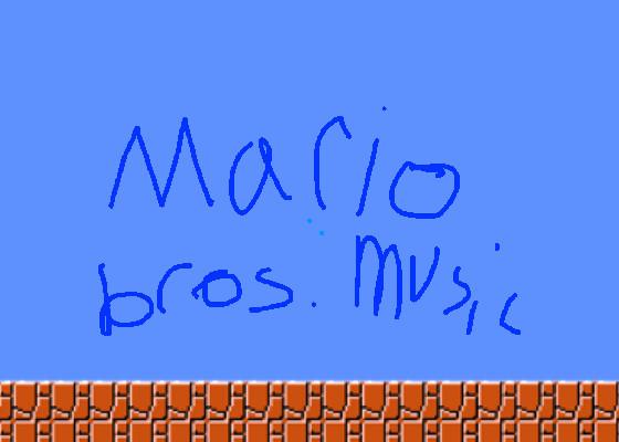 Mario Bros Music  slow for 100 sec then fast