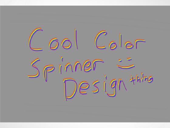 Color Spinner Cool Patterns