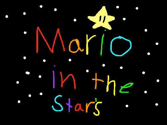 mario in the stars