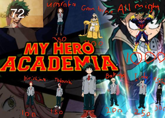 my hero academia clicker 