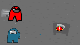 among us on the moon