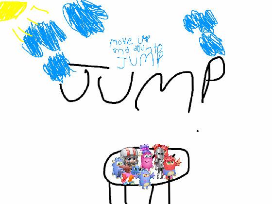 jumping on a trampoline 1