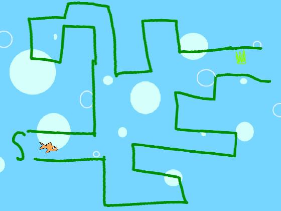 Draw a Maze= Fish Time!