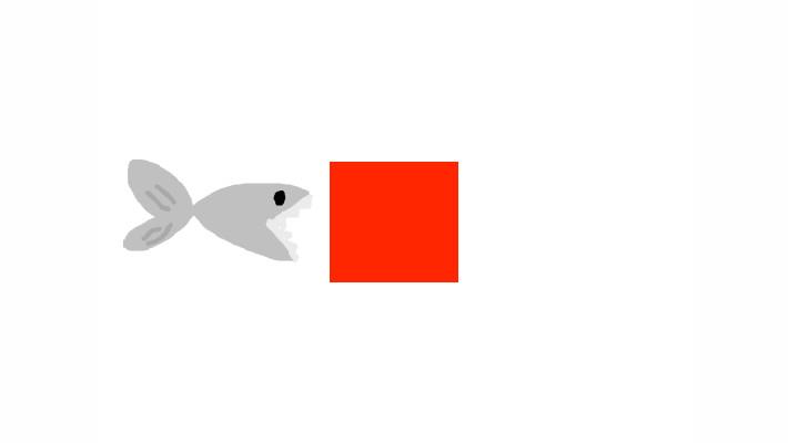Shark Eats Square!