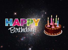 space happy birthday song