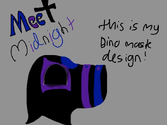 dino mask midnight
