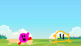 Kirby vs.waddle dee