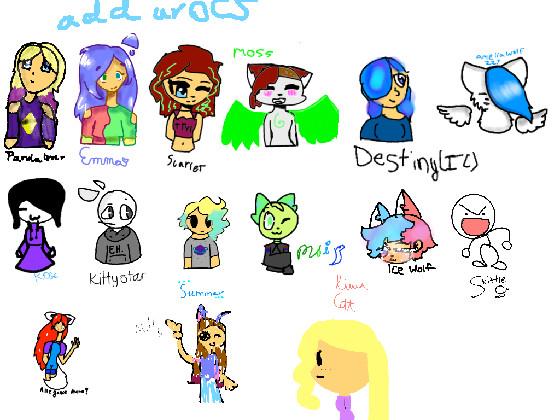 Add your oc’s! 1 1