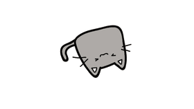 Cat making a tower