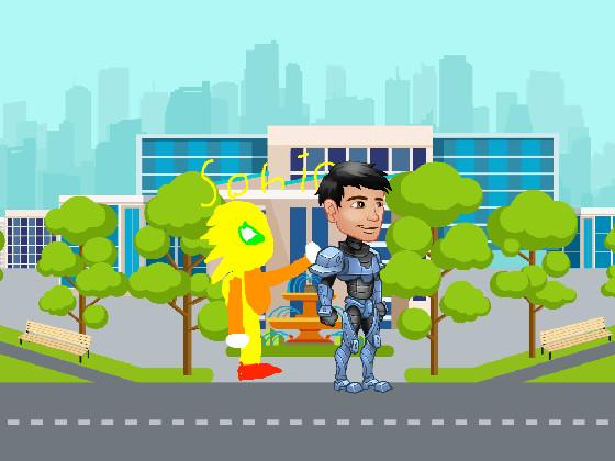 sonic vs guy