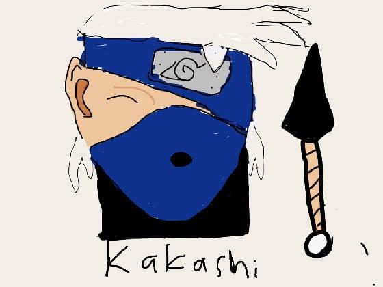 Drawing of kakashi