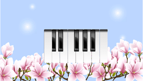 Play a flower piano