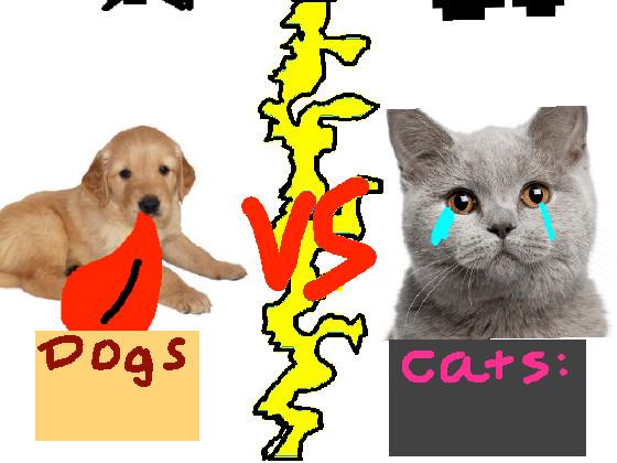 Dogs vs Cats!!🐈🐕 1 1