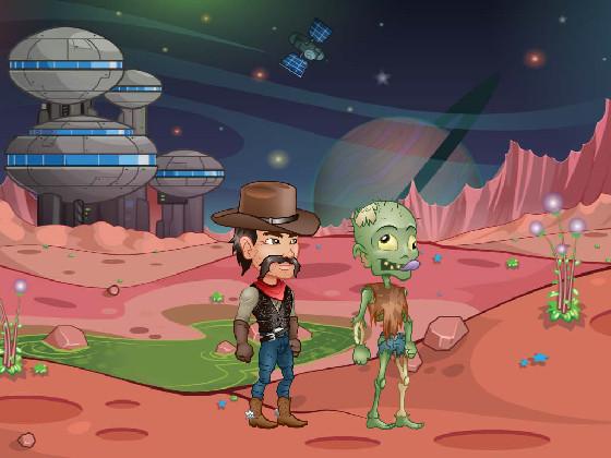 Kick the Zombie in space