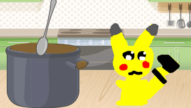 cute pikachu animaition