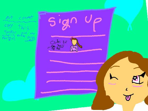 Panda girls art contest!