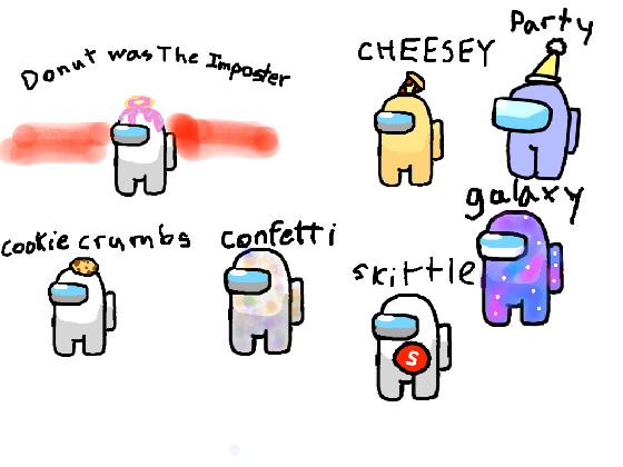 Among Us Charactors!!!!! 1