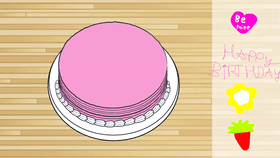 decorate a cake! [cake kind:cute]