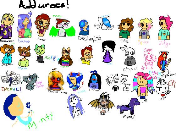 Add ur ocs! 1 1 1 1 1