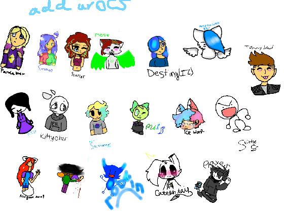 Add your oc’s!