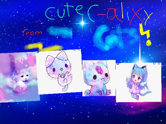 cute galaxy cats!