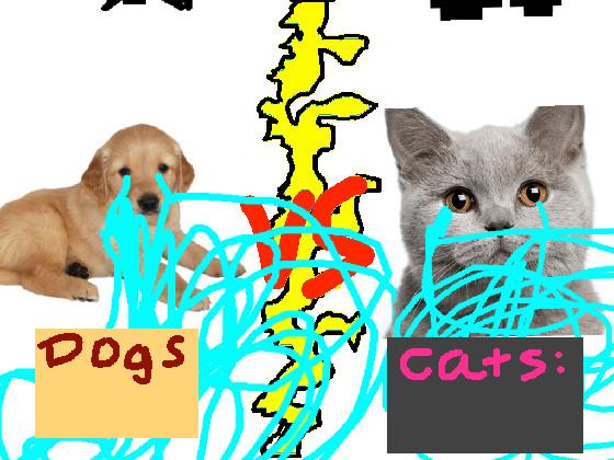 Dogs vs Cats!!🐈🐕 1 1 1