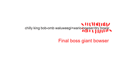 A list of bosses that i am going to make in mario kart live home circut