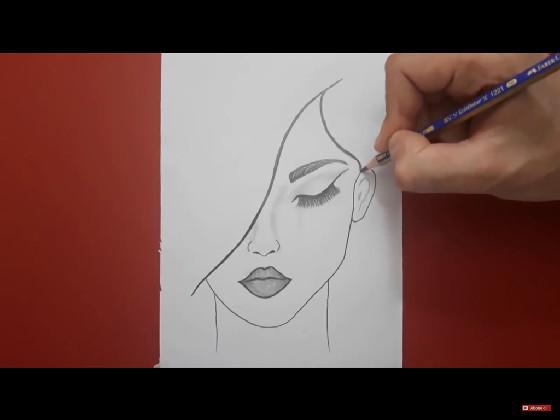 how to draw a face 👍