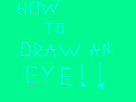How to draw an eye 👁