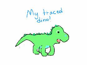 My traced dino