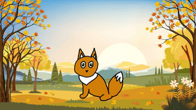 fox in fall