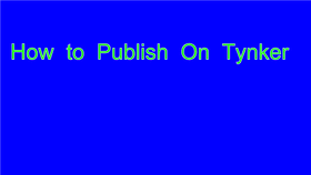 How to Publish On Tynker