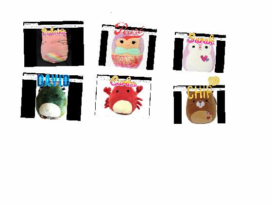 all my squishmallows