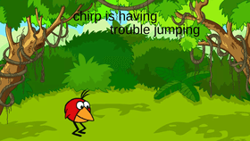 chirp having trouble jumping