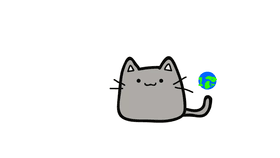 cat destroying world