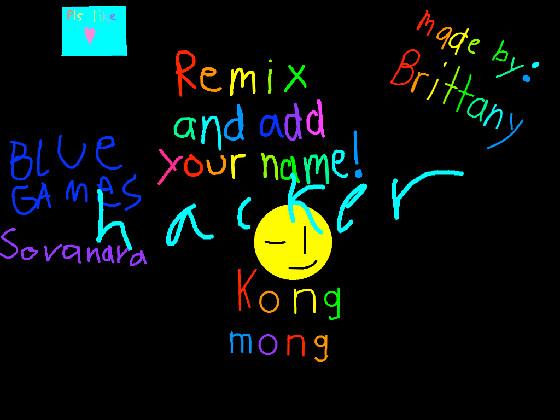 remix add your name i did 1 1 1