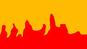 Raging fire animation