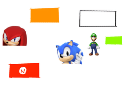 Sonic ,and mario