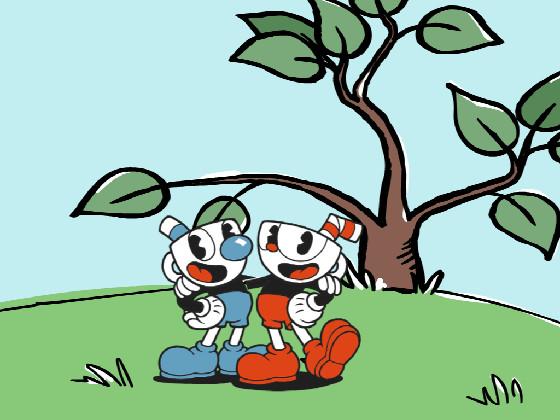 cuphead and mugman danceing
