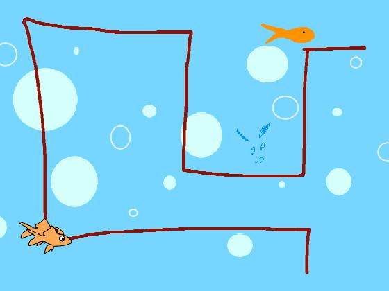 Fish maze game