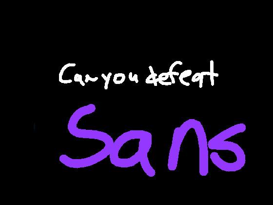 Sans battle