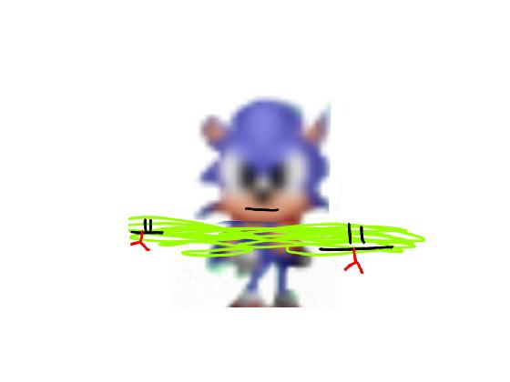 Sonic with snake arms