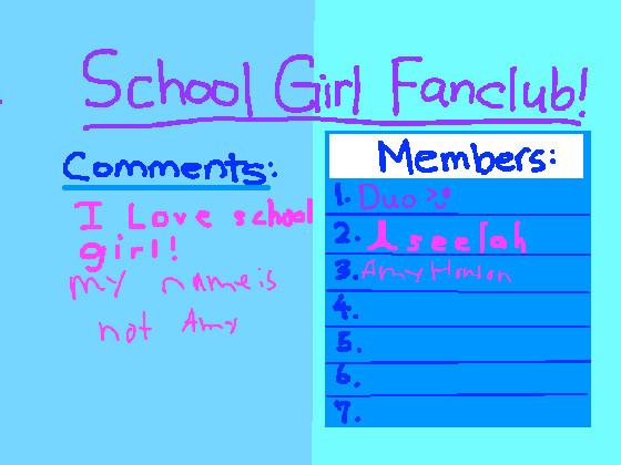 School Girl Fanclub 1 1 1