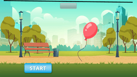 balloon popping game