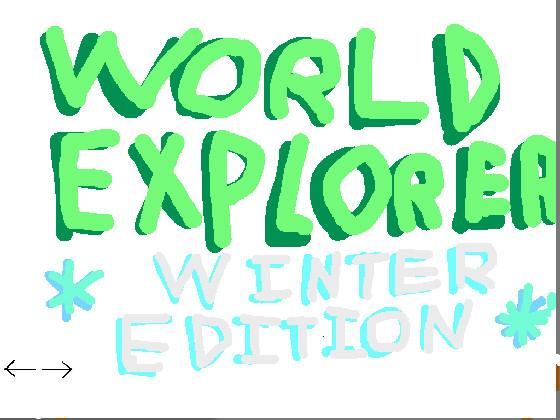 World Explorer WINTER EDITION 1