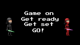 Game on get ready get set GO!!!