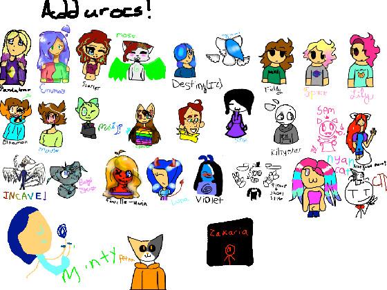 Add ur ocs! 1 1 1 1 1