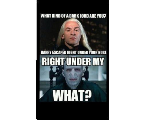 Lucius Malfoy vs Voldemort