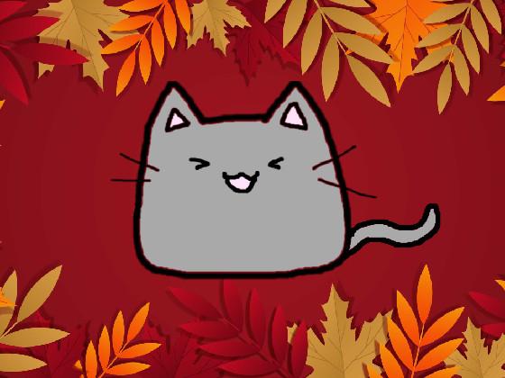 Learn To Draw a fall kitty