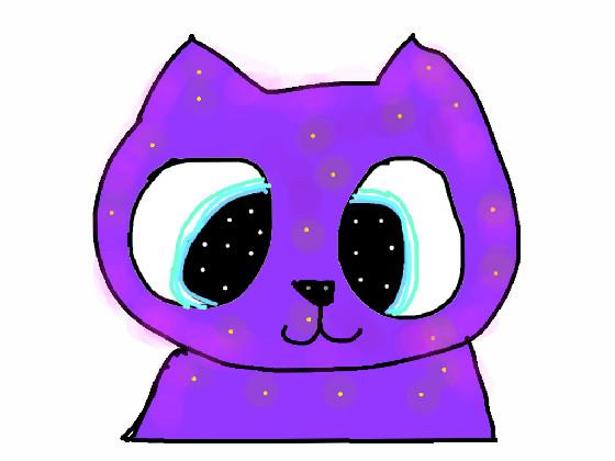 How to draw galaxy cat/ Candi Vedas Oc 1
